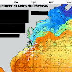 I had exited the stream on the night of May 5th with a forecast of northerly winds running against the stream, but not far enough to avoid the huge eddies that spur away from the stream gulf stream analysis.jpg