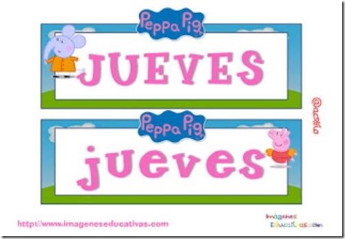 dias de la semana peppa pig (5)