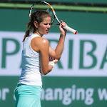 INDIAN WELLS, UNITED STATES - MARCH 10 : Julia Gu00f6rges in action at the 2016 BNP Paribas Open