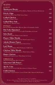 Club Naila - Naila Bagh Palace menu 7