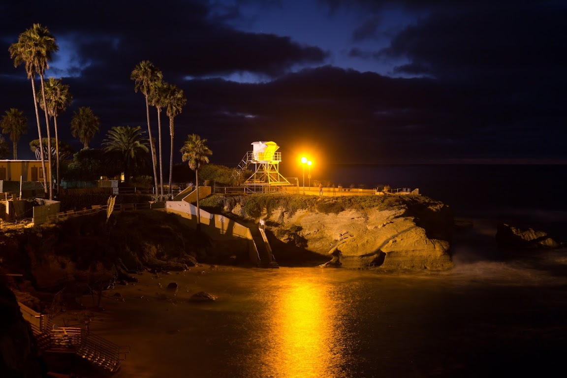 день в Ла Хойе, La Jolla, CA, Калифорния, США