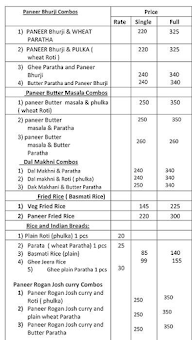 Trupti family dhaba menu 3