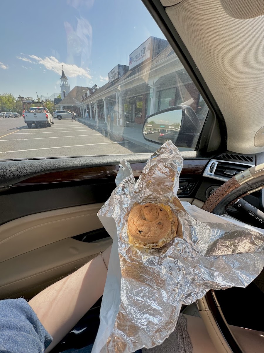 Gluten-Free Breakfast Sandwiches at Bagels & Boba Cafe