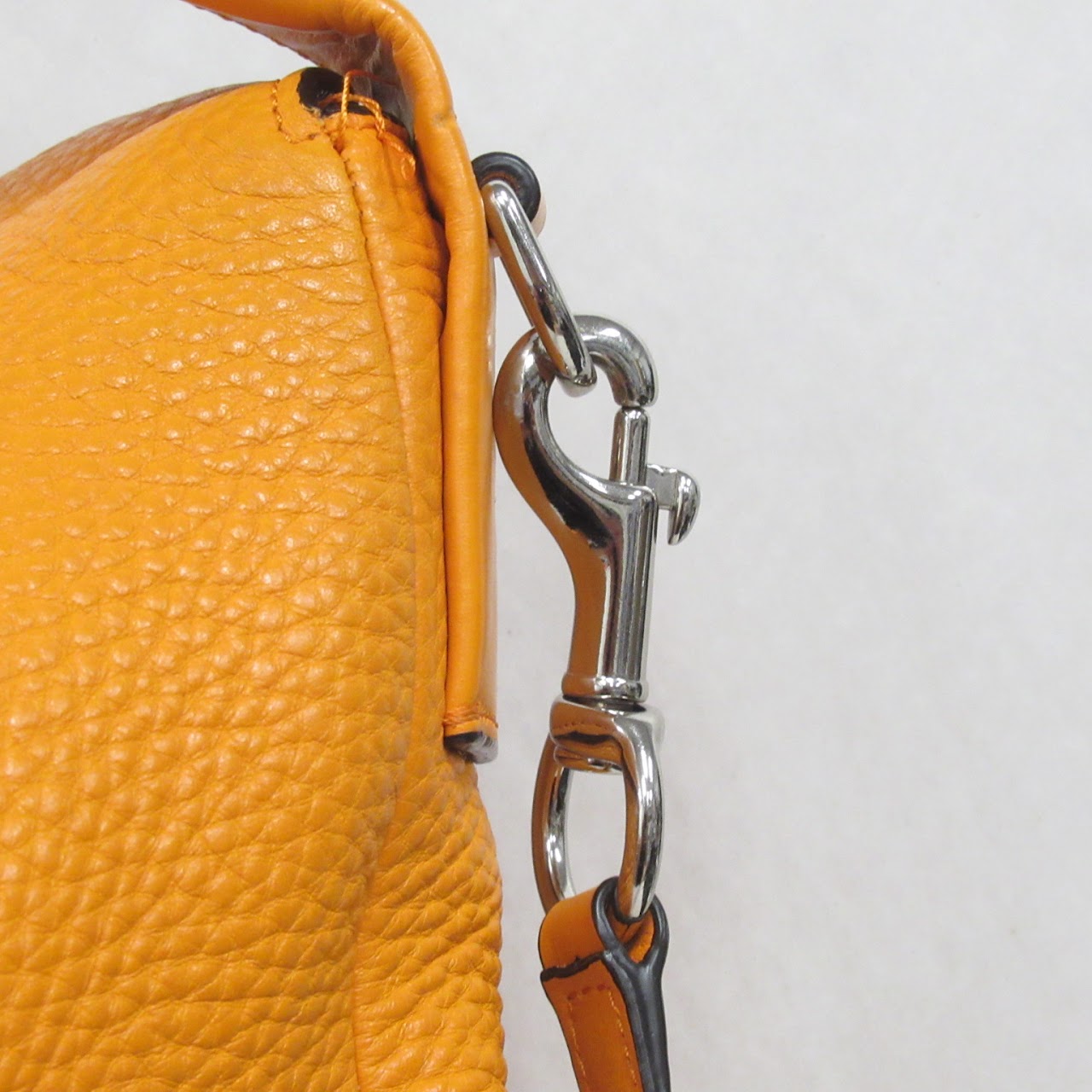 Coach Orange Leather Shoulder Bag