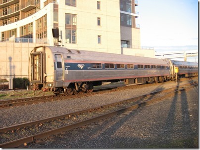 IMG_4476 Amtrak Amfleet I Coach #82710 at Union Station in Portland, Oregon on November 27, 2008