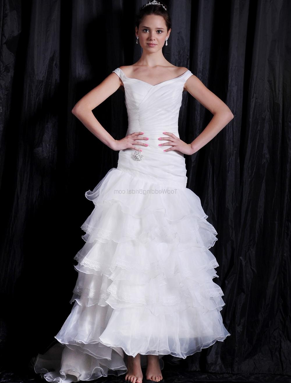 Satin Organza Bridal Dress