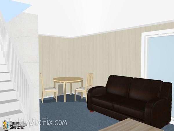 Furniture against walls