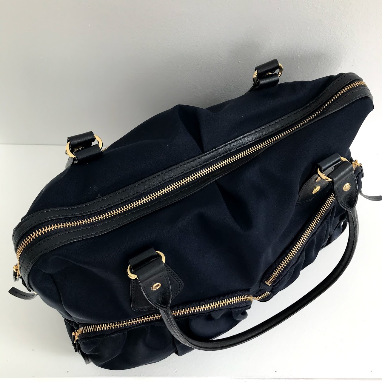 MZ Wallace Navy Blue Shoulder Bag