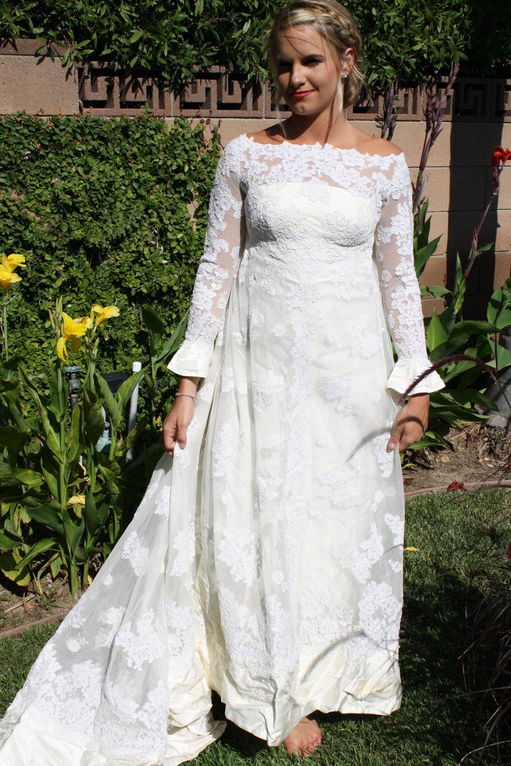 Off White Wedding Dress