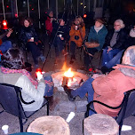 socializing at the Amsterdam Light Festival in Amsterdam, Netherlands 