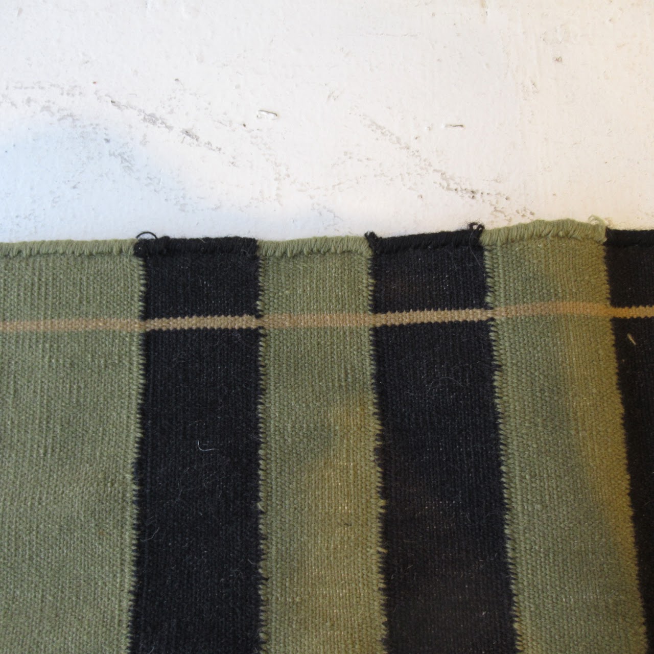 Oversized Plaid Wool Area Rug 3