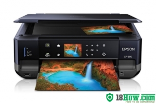 How to reset flashing lights for Epson XP-600 printer