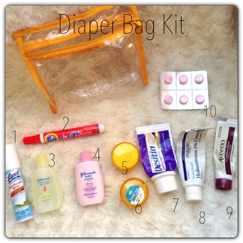 Walking with Dancers: Diaper Bag Kit