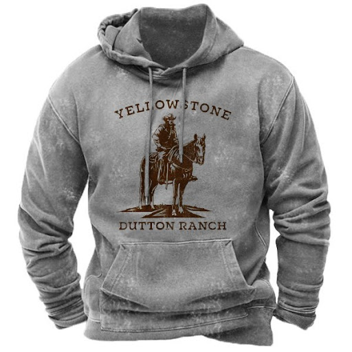 Title 2, Mens Street Trend Digital Print Hoodie for urb...