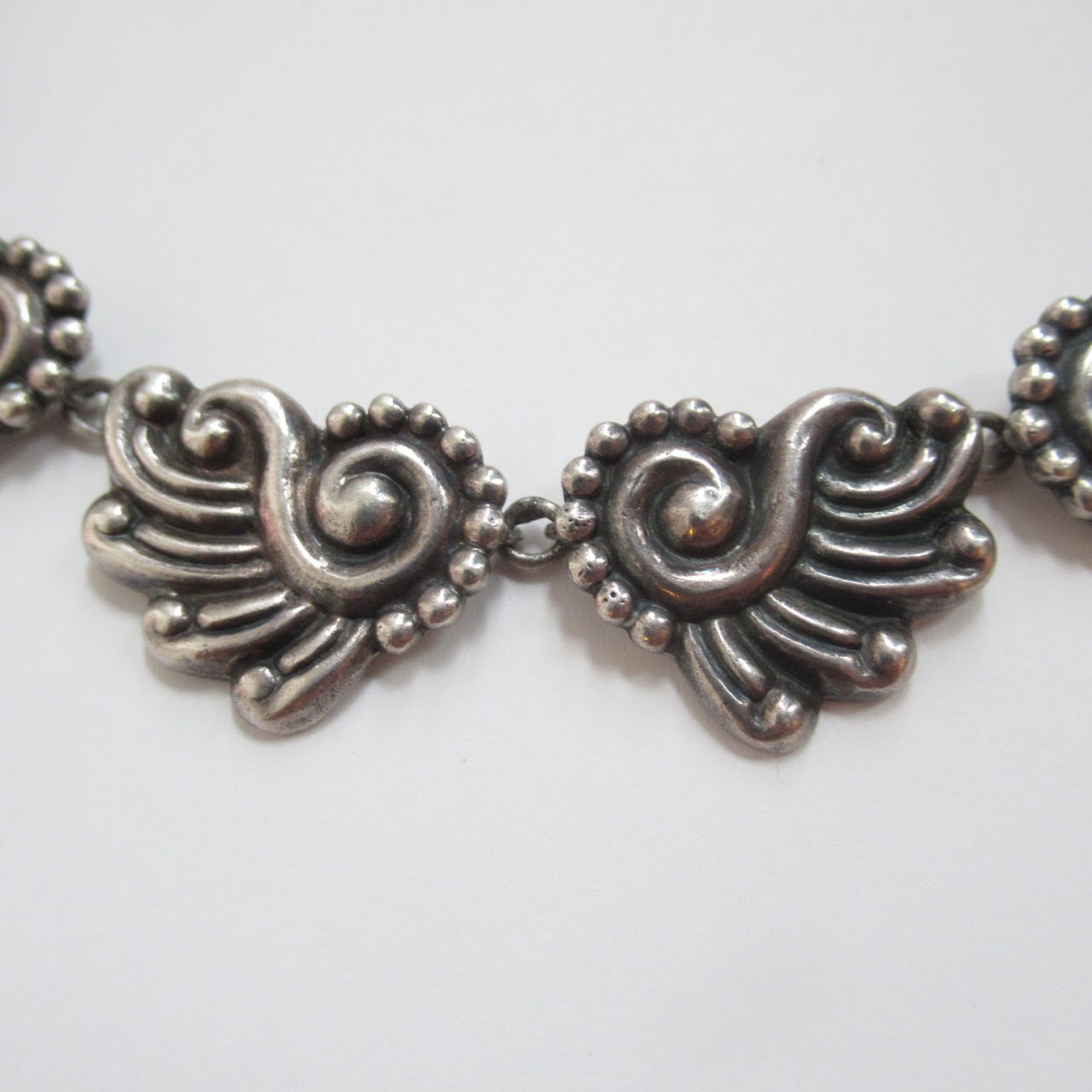 Sterling Silver Statement Necklace