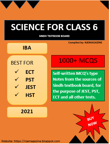 1000+ MCQs Science For Class 6 by Nazish Jamali