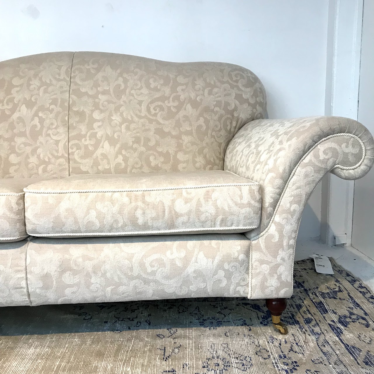 Camel-Back Loveseat