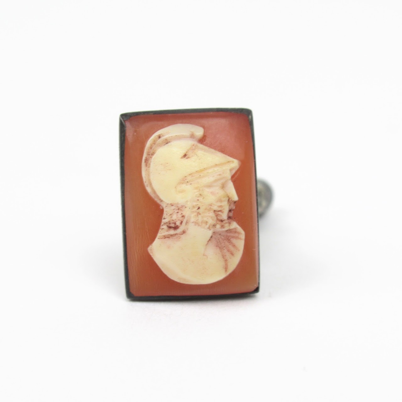 Sterling Silver & Cameo Cufflinks