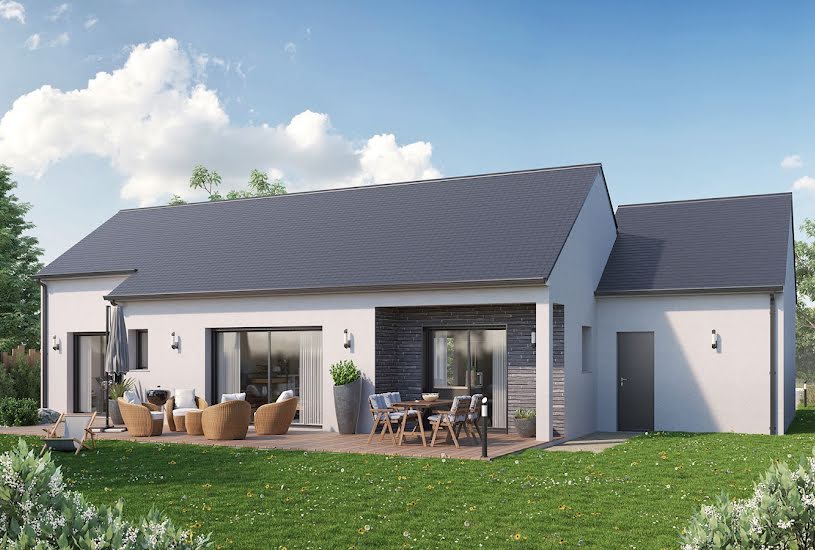  Vente Terrain + Maison - Terrain : 700m² - Maison : 110m² à Auzouer-en-Touraine (37110) 