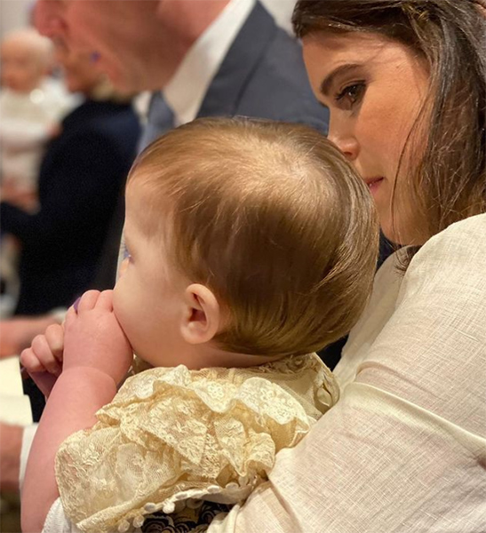 First Look: Princess Eugenie Shares Unseen Royal Christening Photo With Baby August