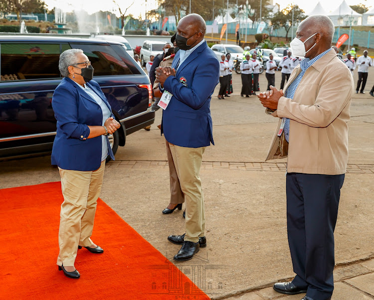 First Lady Margaret Kenyatta presides over the Official Opening of the World Athletics Under-20 Championship at the Moi International Sports Centre, Kasarani in Nairobi County