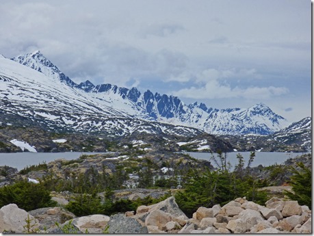 Looking into Alaska, Klondike Highway, near boarder