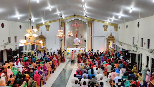 Fathima Church, Fathima Street(Opp. to Fathima High School),, 8, Puthur, Tennur, Tiruchirappalli, Tamil Nadu 620017, India, Church, state TN