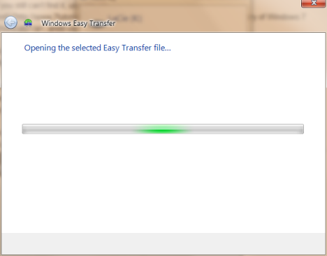 Transfert facile de Windows