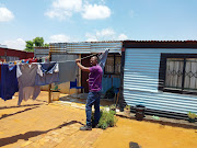 The informal settlement allowed Joseph Moloi from Free State an opportunity to stay with his family. 