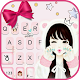 Download Cute Wink Girl 2 Keyboard Theme For PC Windows and Mac 1.0