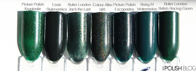 7-Shades-of-Green-Nailpolish-5