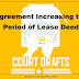 Agreement Increasing The Period Of Lease Deed 