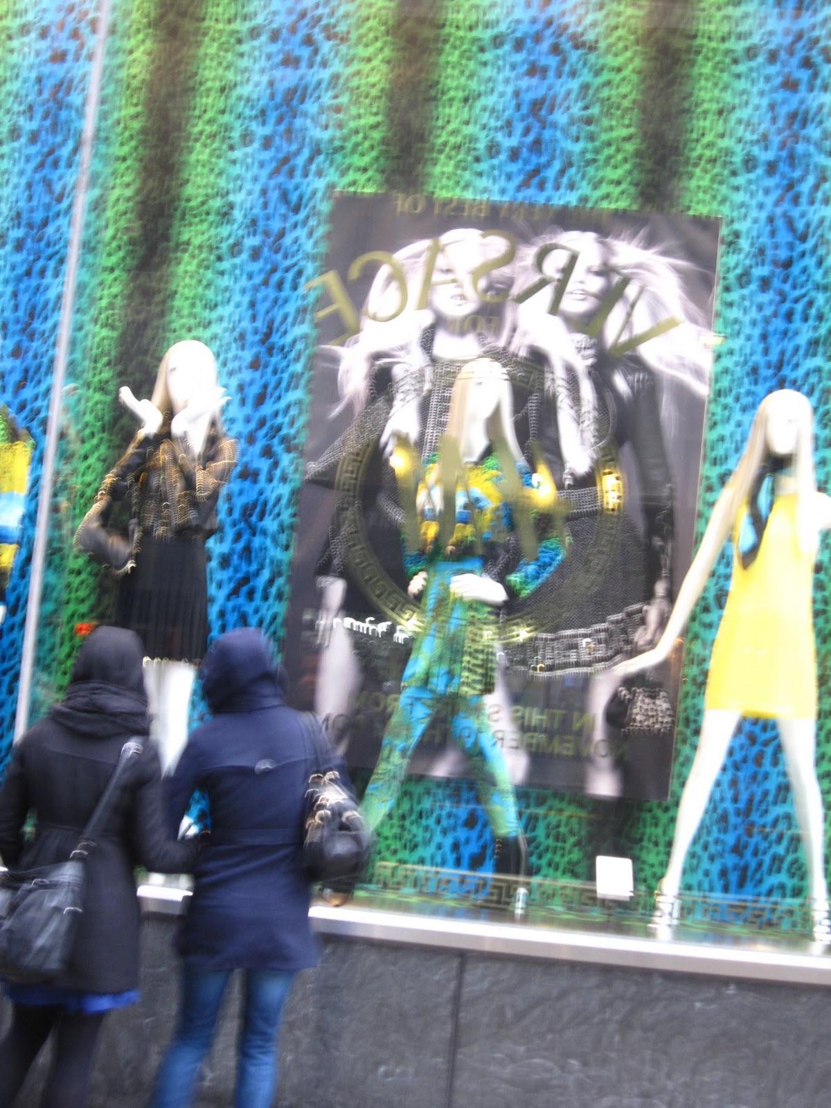 Versace for H&M window display