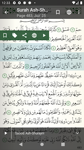 Quran for Android screenshot #4