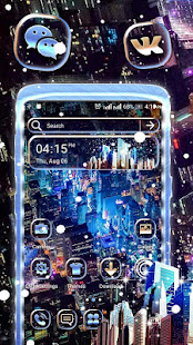 City Night Launcher Theme 1.0.0 APK + Мод (Unlimited money) за Android