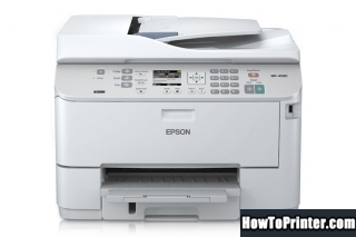 Reset Epson WorkForce WP-4590 printer with Epson resetter