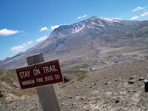 Stay on the trail!