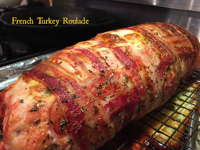 French Turkey Roulade. From An Untraditional Thanksgiving – Showing Gratitude for a World of Tastes