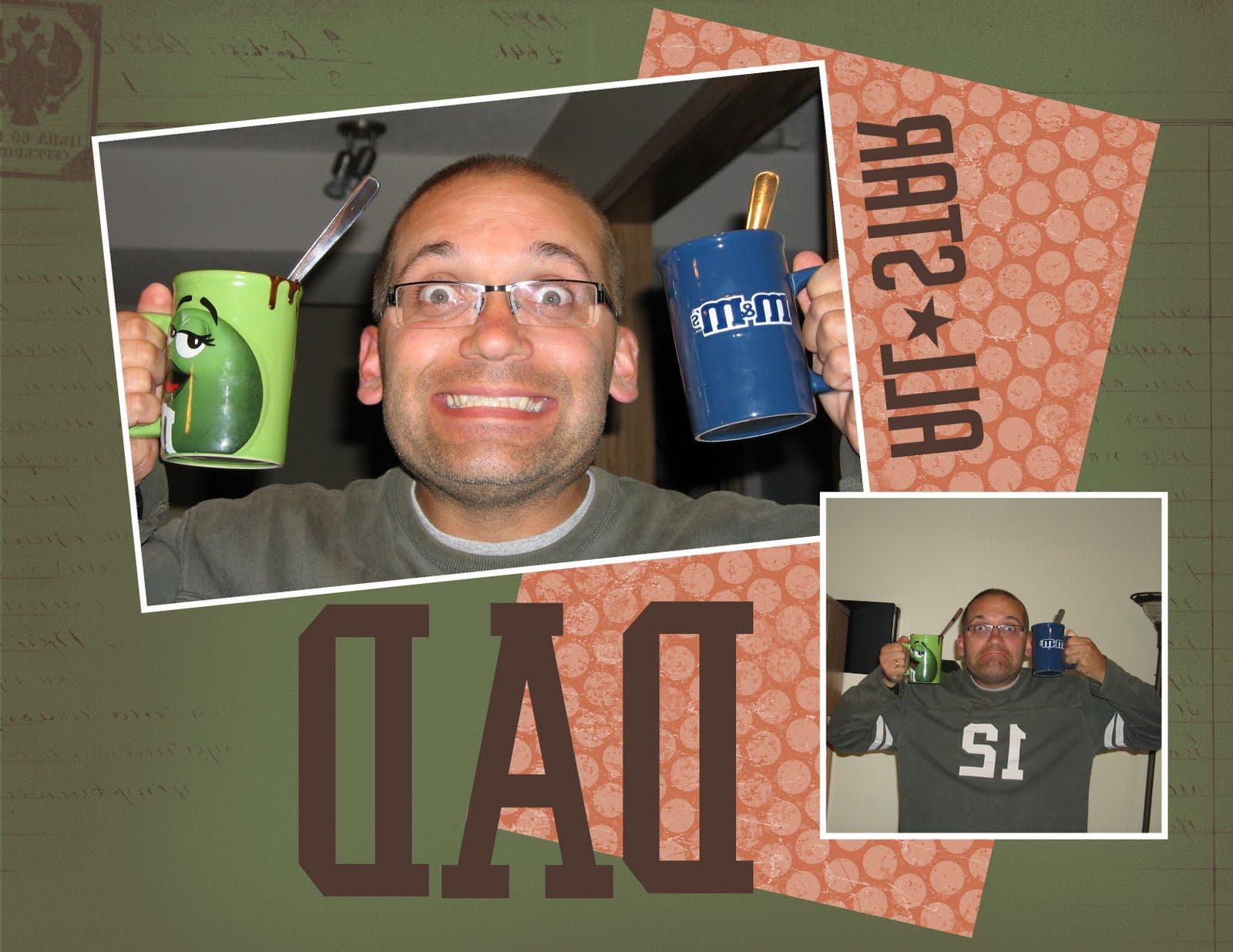 All Star Dad Digital Layout