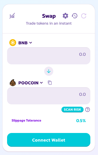 Input The Amount Of Bnb That You Want To Swap To Poocoin