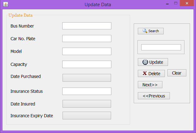Programmer S Place Transport Management System In Java