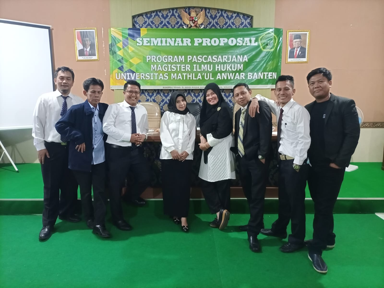 Pascasarjana Prodi Ilmu Hukum Unma Banten Melaksanakan Ujian Proposal Tesis