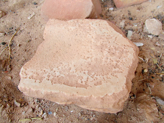 Broken metate