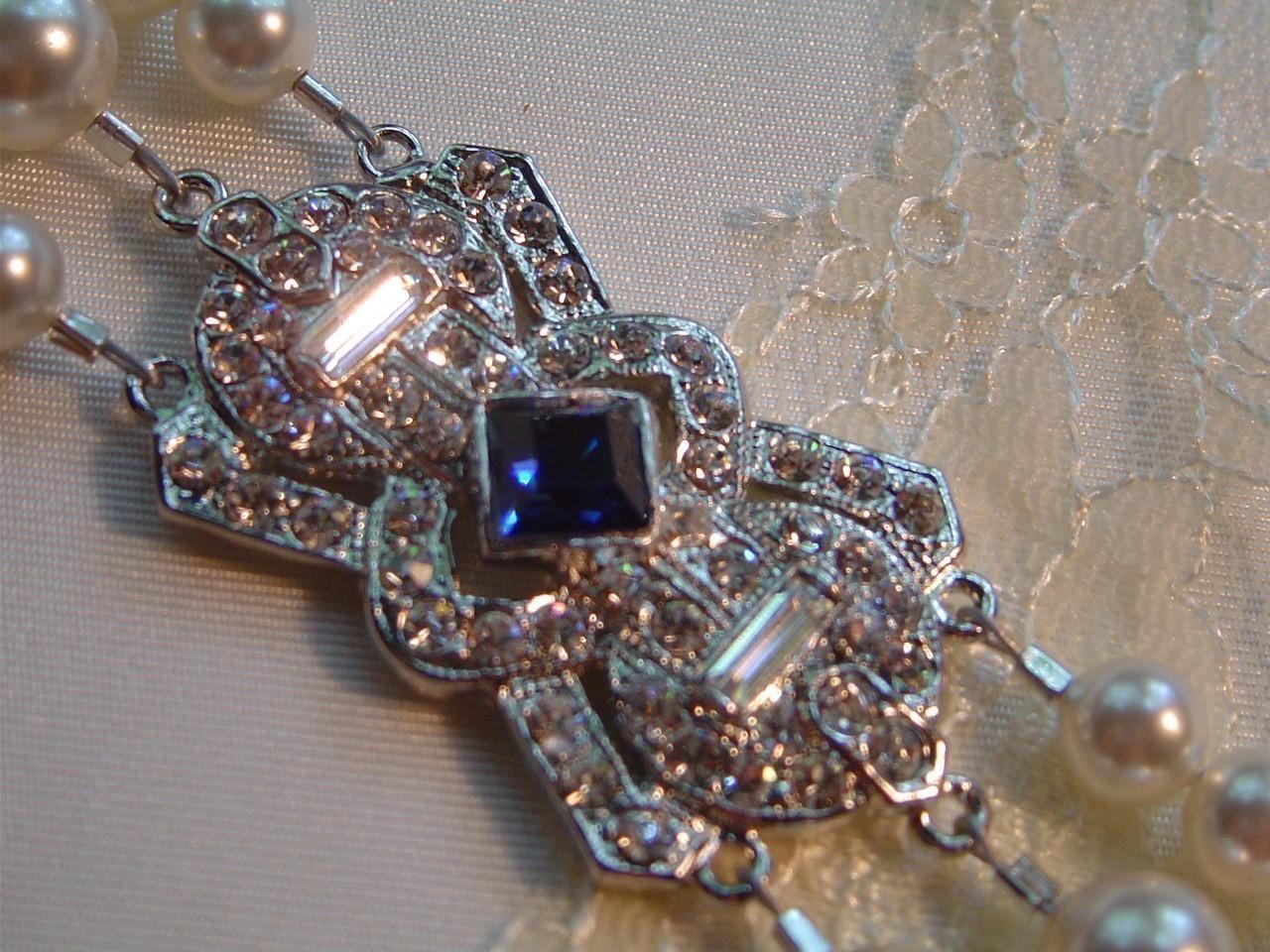 Something Blue Bridal bracelet