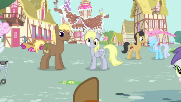 파일:attachment/My Little Pony: Friendship is Magic/보조출연/어스 포니/Trenderhoof_pointing_towards_Derpy_and_a_stallion_S4E13.png