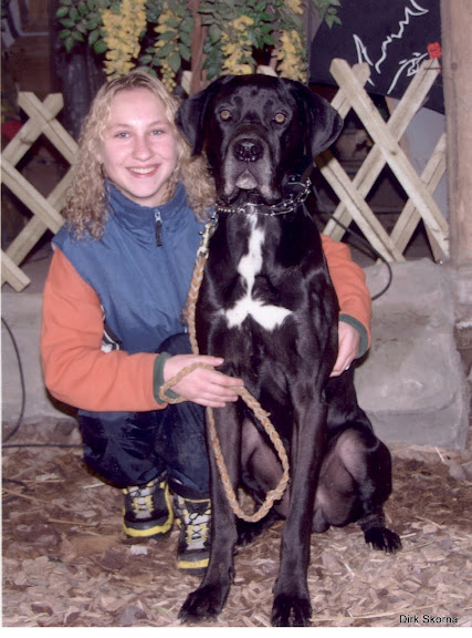 2001 Aron und Peggy nach bestandenem Monastkurs in der Baumannmühle