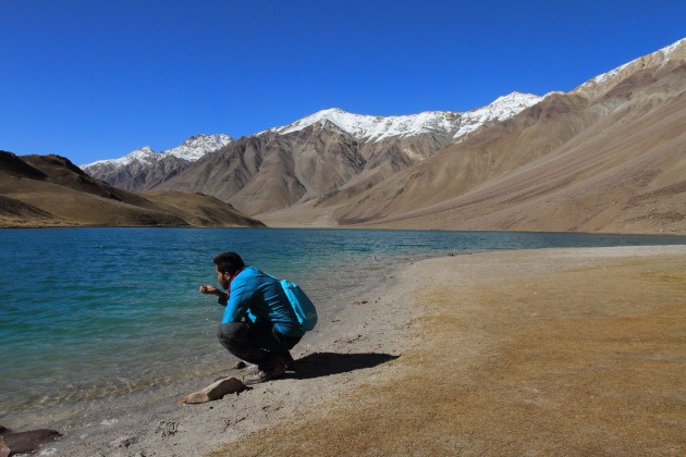 Drinking water at its mountain source is quite a thrill