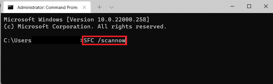 Systeembestandsscan, SFC scannow-opdracht in opdrachtprompt Windows 11. hoe Windows 11 te repareren met SFC en DISM