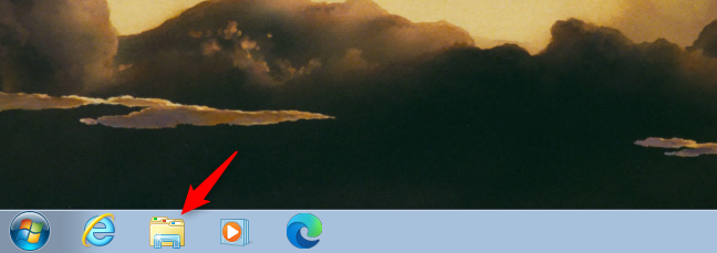 Utilisez le raccourci de l'Explorateur Windows dans la barre des tâches de Windows 7