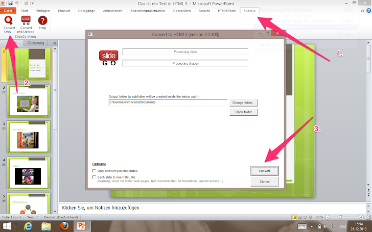 Powerpoint Prasentationen In Html5 Umwandeln Www Ulrichivens De